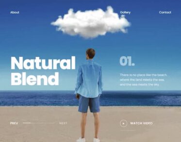 Natural Blend website